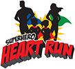 Superhero Heart Run Logo